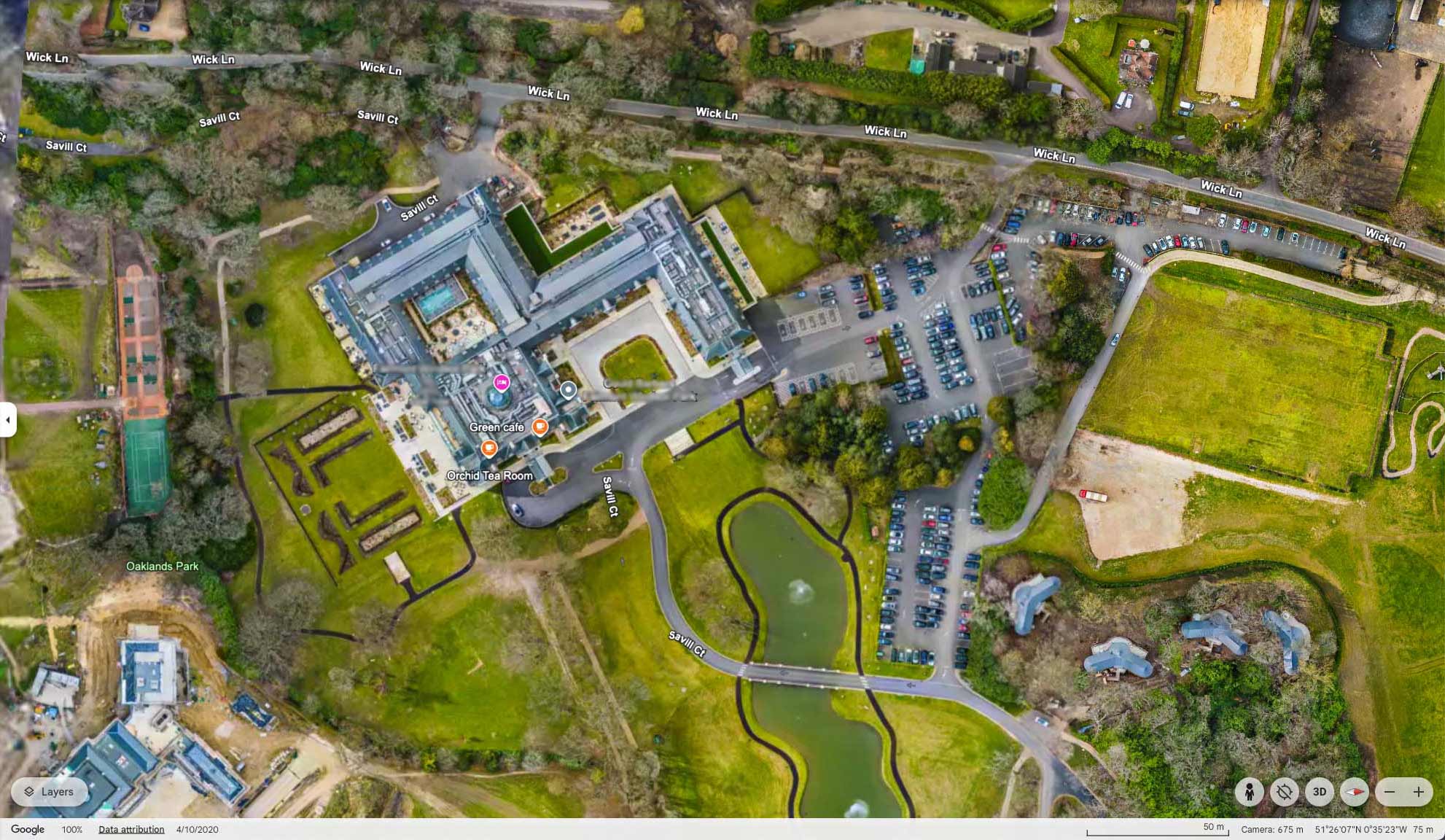 The same destination after HypaMaps Content Partner submission — refreshed imagery and verified POI placement.