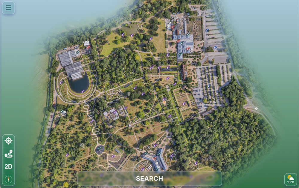 HypaMaps photoreal interactive 3D map of a client destination.